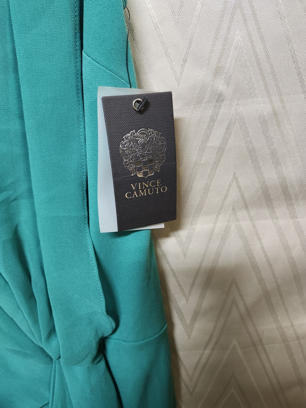 Vince Camuto Teal Sleeveless Dress
